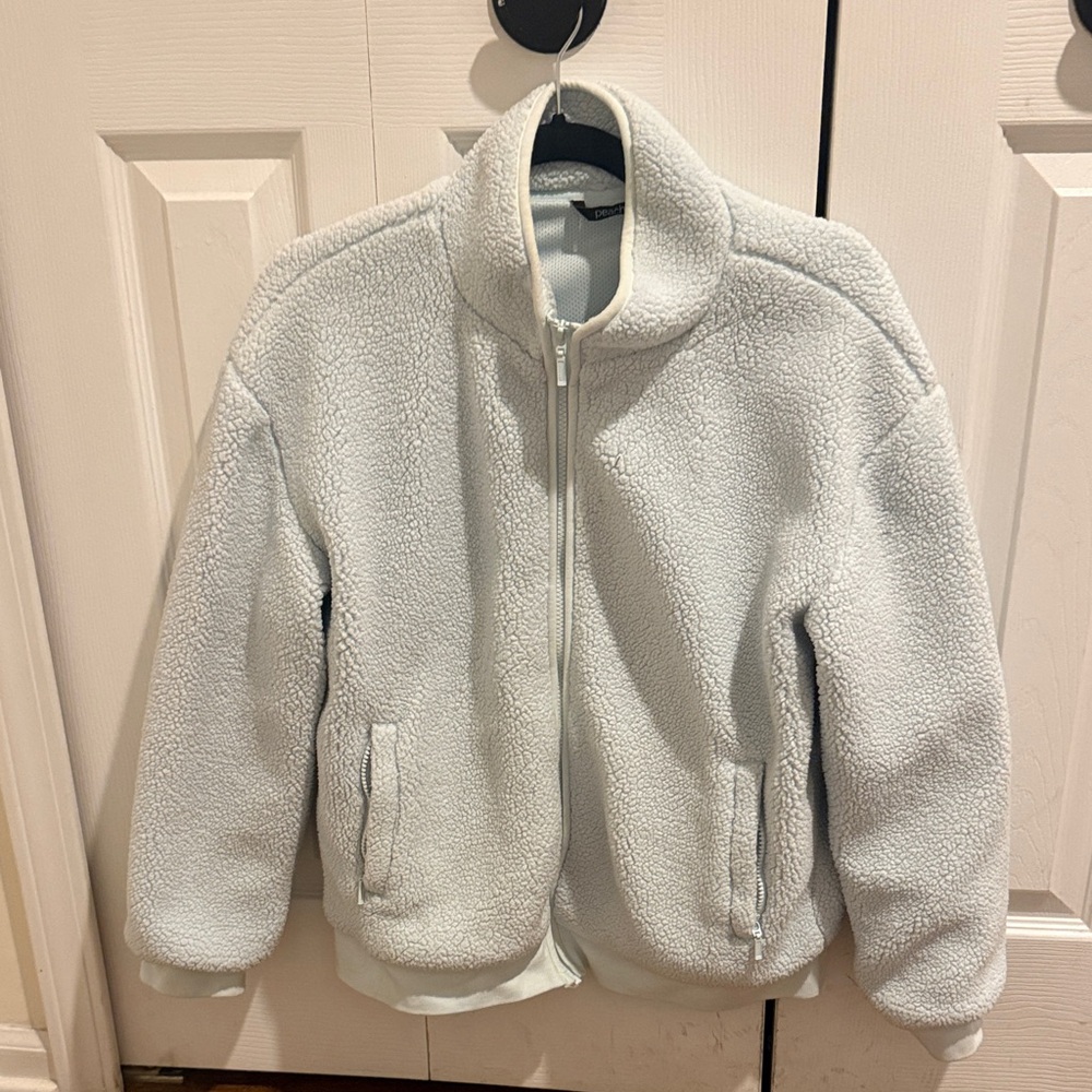 Women’s Sherpa Bomber Jacket - Cream